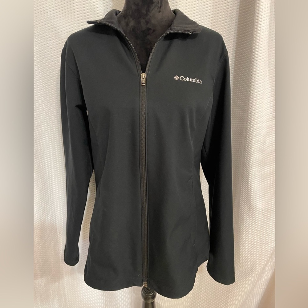 Columbia Black Sports Activewear Jacket Size Large